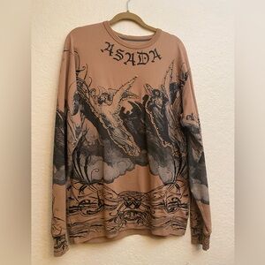 Asada Men’s Lightweight Sweatshirt, Large